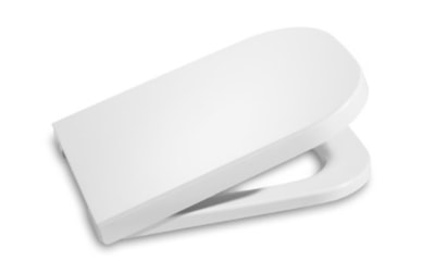 Assento e Tampa p/Sanita THE GAP Branco c/Dob.Inox