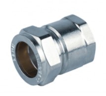 Casquilho Fêmea 1/2"x15 Niquelado