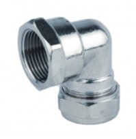 Joelho Fêmea 3/4"x22 Niquelado
