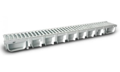 Canal PEGASUS PLUS CLIP 130x120 c/Grelha Cinza 