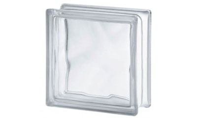 Tijolo Vidro 20x20 Transp.Ondulado