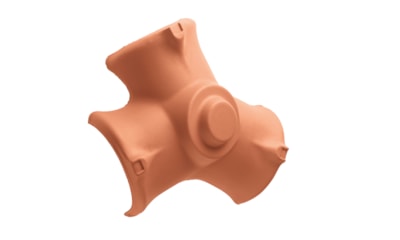 Telhao de 3 hastes Medio Macho Natural - CS