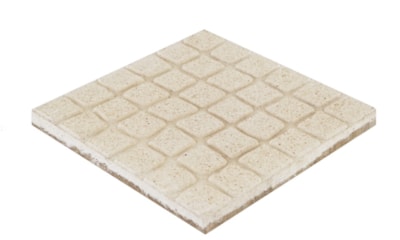 Mosaico c/Pedra Pol.40x40 Branco - RP204-7