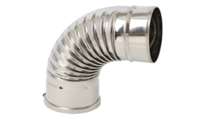 Curva Frisada 90º VM Inox 304 05 Diam. 200