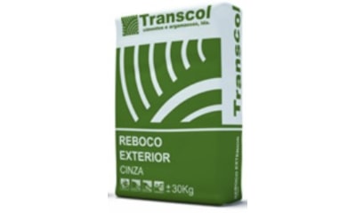 Reboco Exterior Cinza 25 Kg TRANSCOL